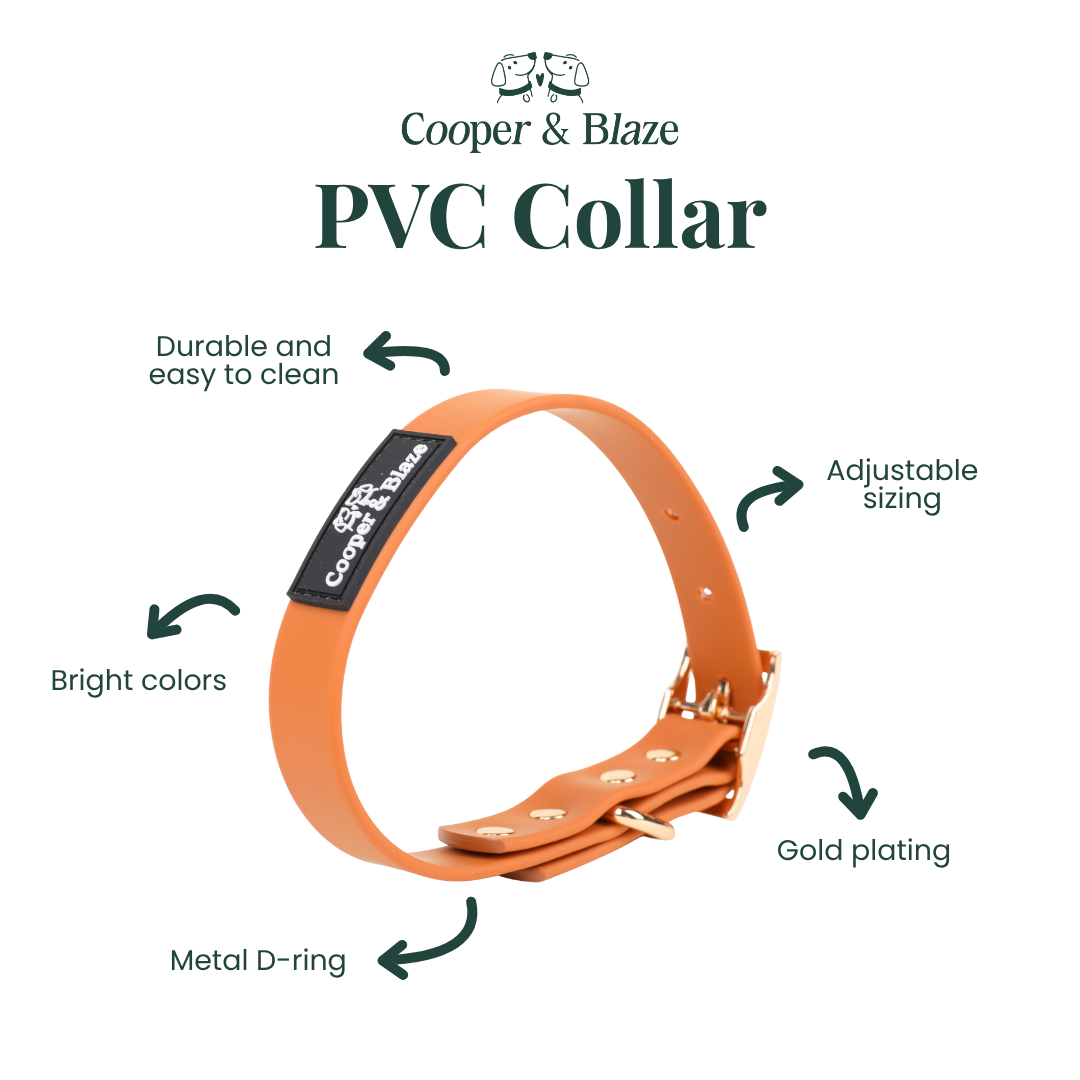 Saddle Brown PlayProof PVC Collar