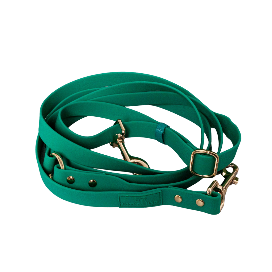 Kelly Green 4-in-1 Convertible Hands Free Leash