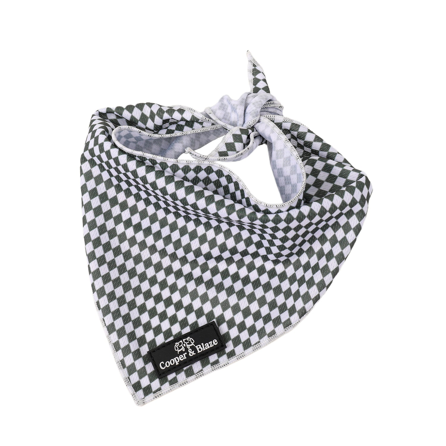 Olive Check Bandana