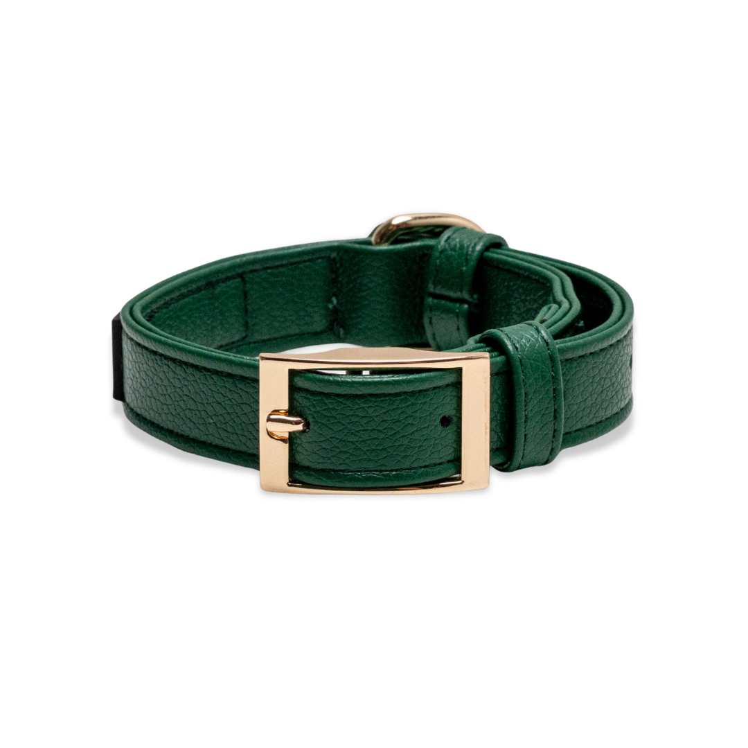 Evergreen Vegan Leather Collar