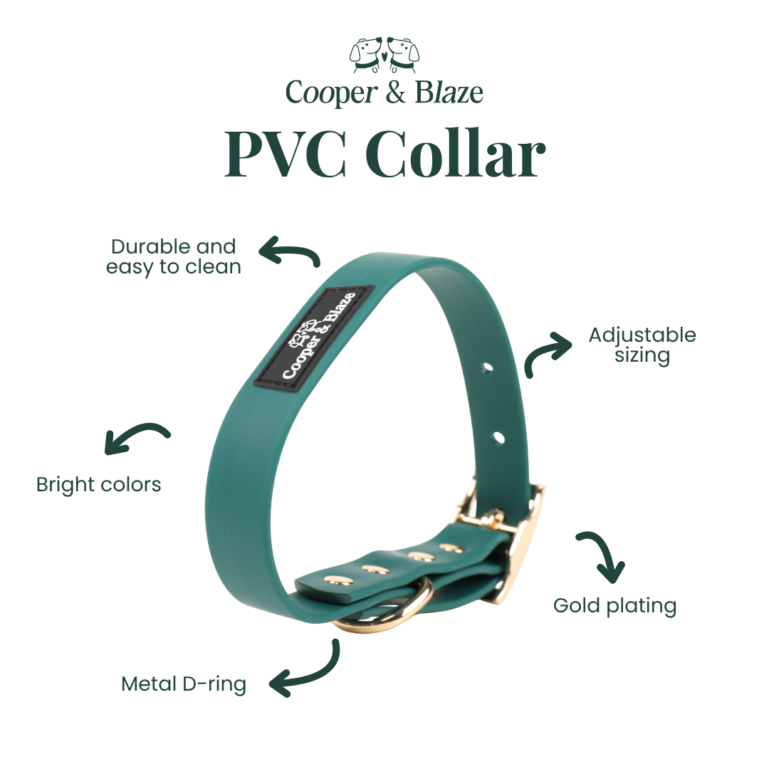 Hunter Green PlayProof PVC Collar