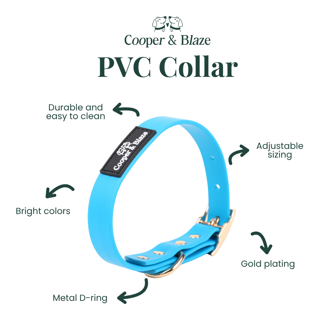 Classic Blue PlayProof PVC Collar